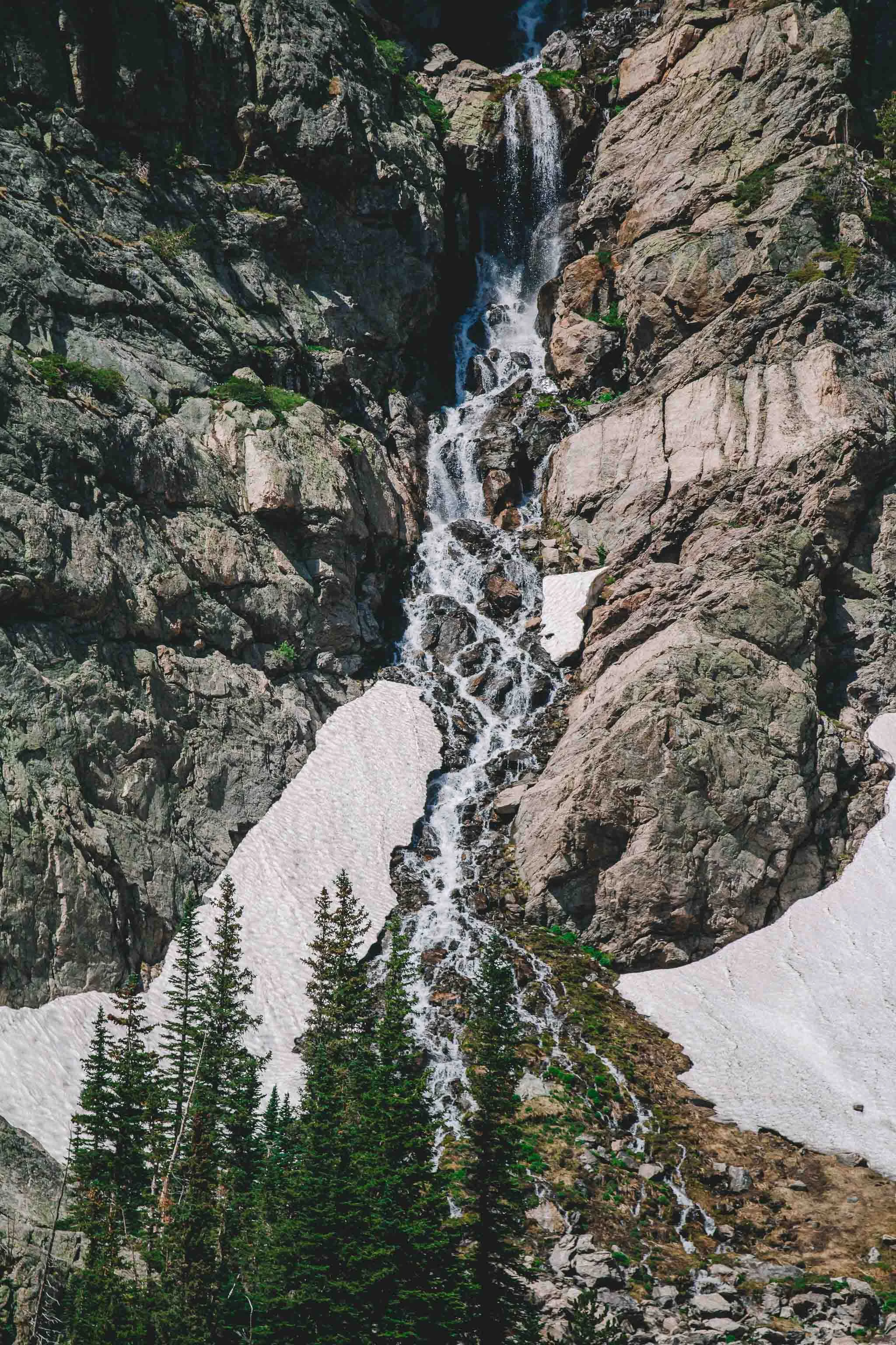 Emerald Lake Waterfall