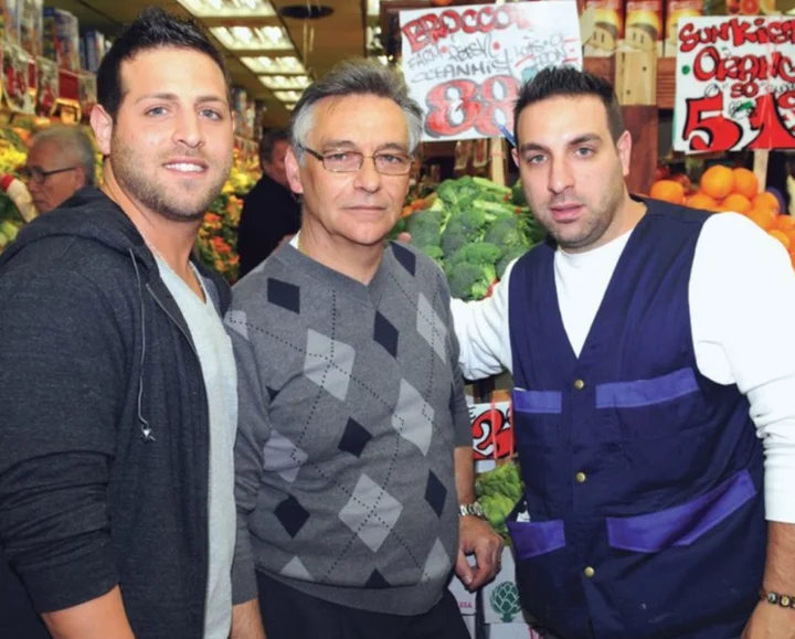 From left: Gaetano Barone, Filippo A. Barone, Filippo Barone