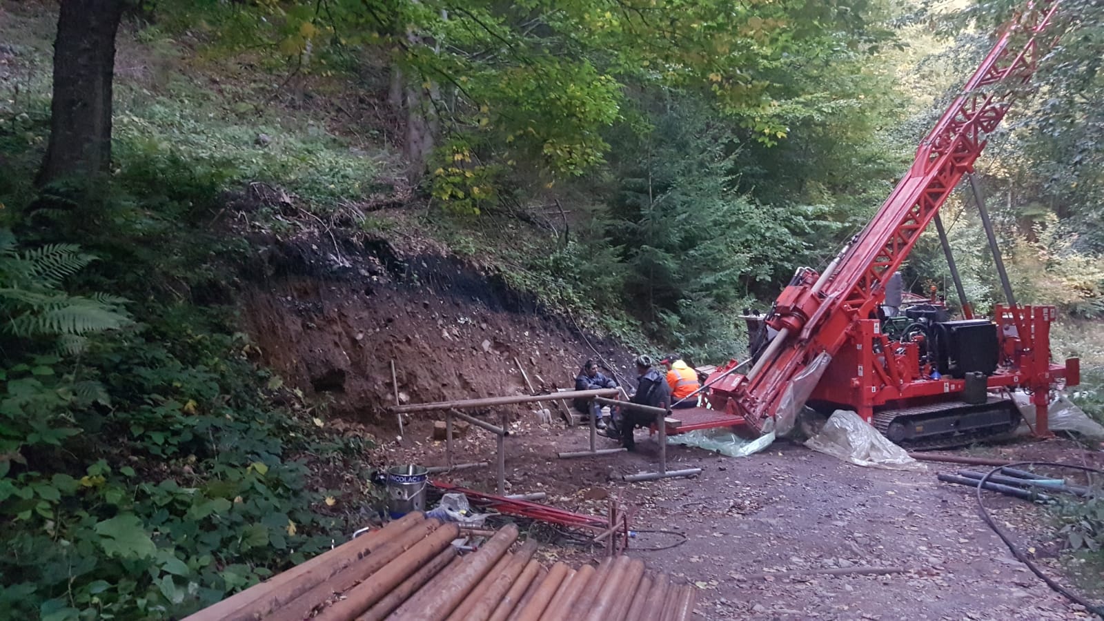 Drilling JADD003 at Jasenie