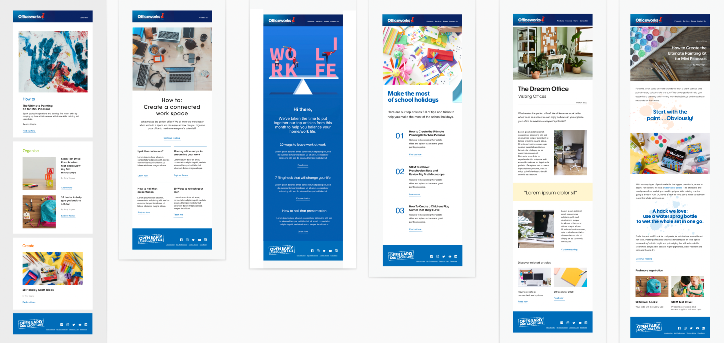 Stress testing the wireframes with content and imagery before presenting to the client