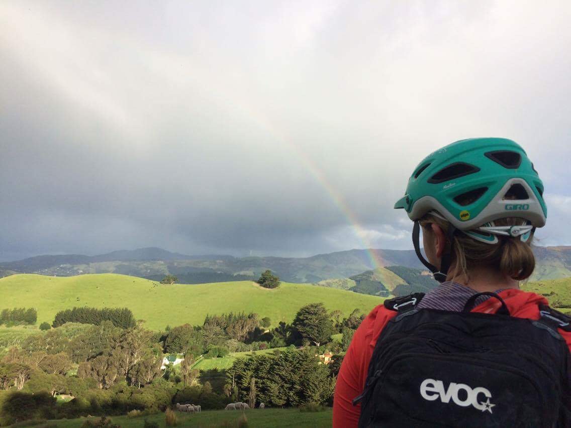 Rad little rainbow after the storm || Photo: Dan Harmon