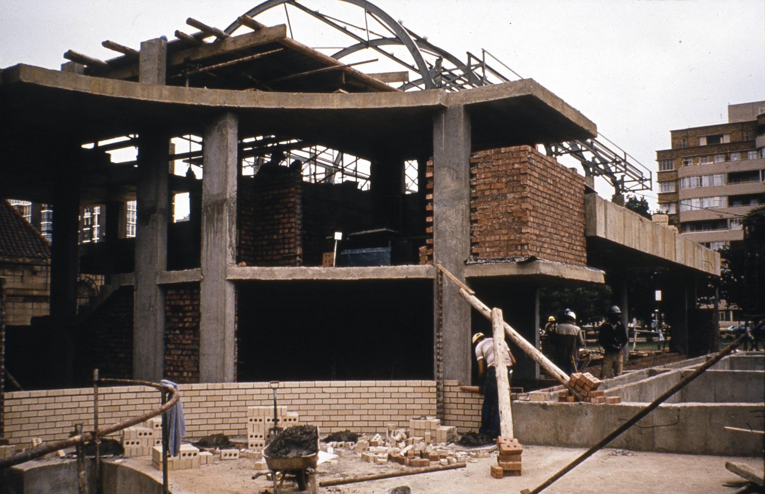 Johannesburg Art Gallery’s Meyer Pienaar Extension under construction