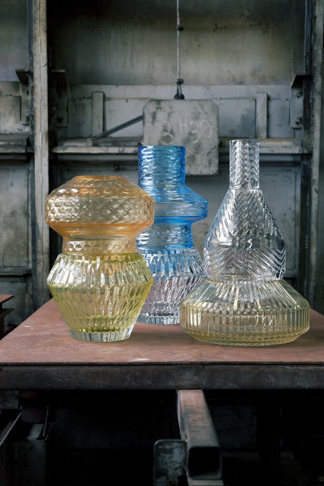  Vases "Variation" - Patricia Urquiola - Manufacture de Baccarat 