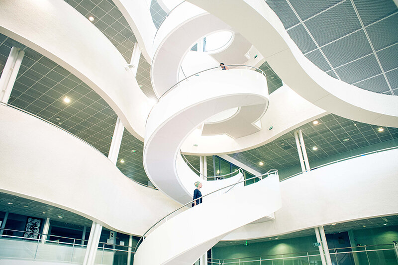  Université du Havre  - Escalier de la bibliothèque 