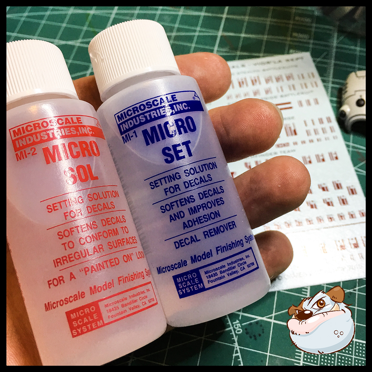 Using Decal Setting Solutions (like Micro Sol and Micro Set)