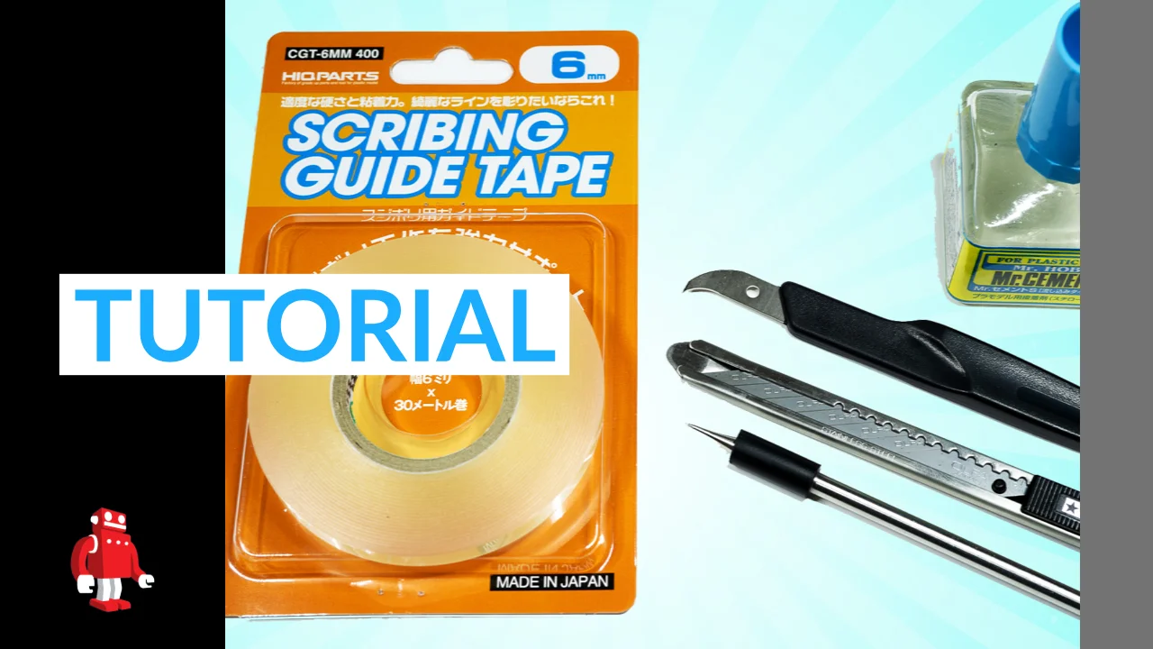 Panel Line Scribing Tutorial by Paint on Plastic with Lincoln Wright