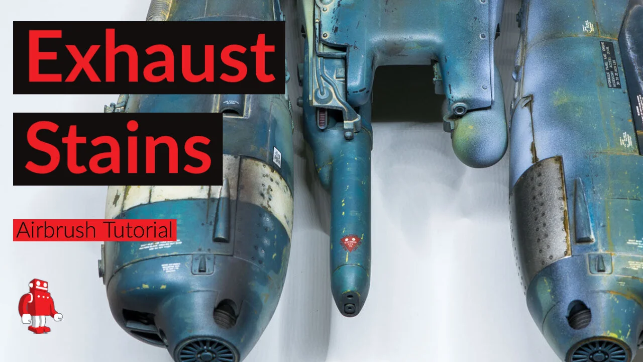 Scale Model Exhaust Stain Tutorial with Lincoln Wright of Paint on Plastic