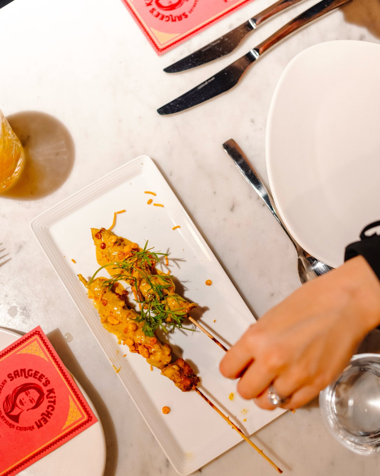 It&rsquo;s always a joy to capture food and this dinner had heart and soul behind the food that you could taste in each bite. @sangeeskitchenau put on a 6 course Malaysian feast as part of vivid Sydney pop up. We loved it all, but the Lamb Bone Marro