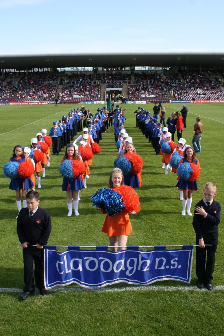 2012 - Band in Pearse Stadium for Connacht Semi-Final.JPG