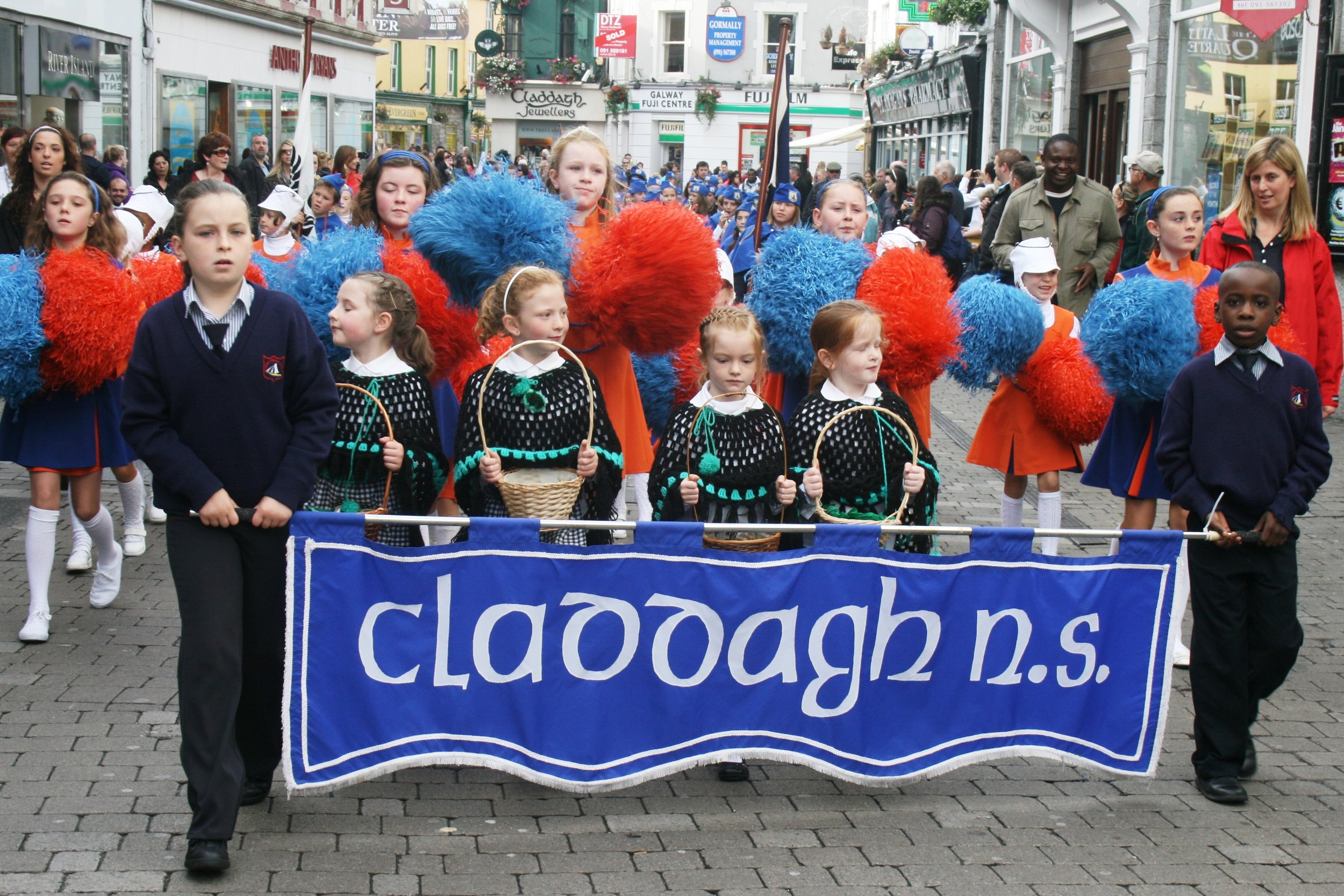Claddagh NS Parade Banner.JPG
