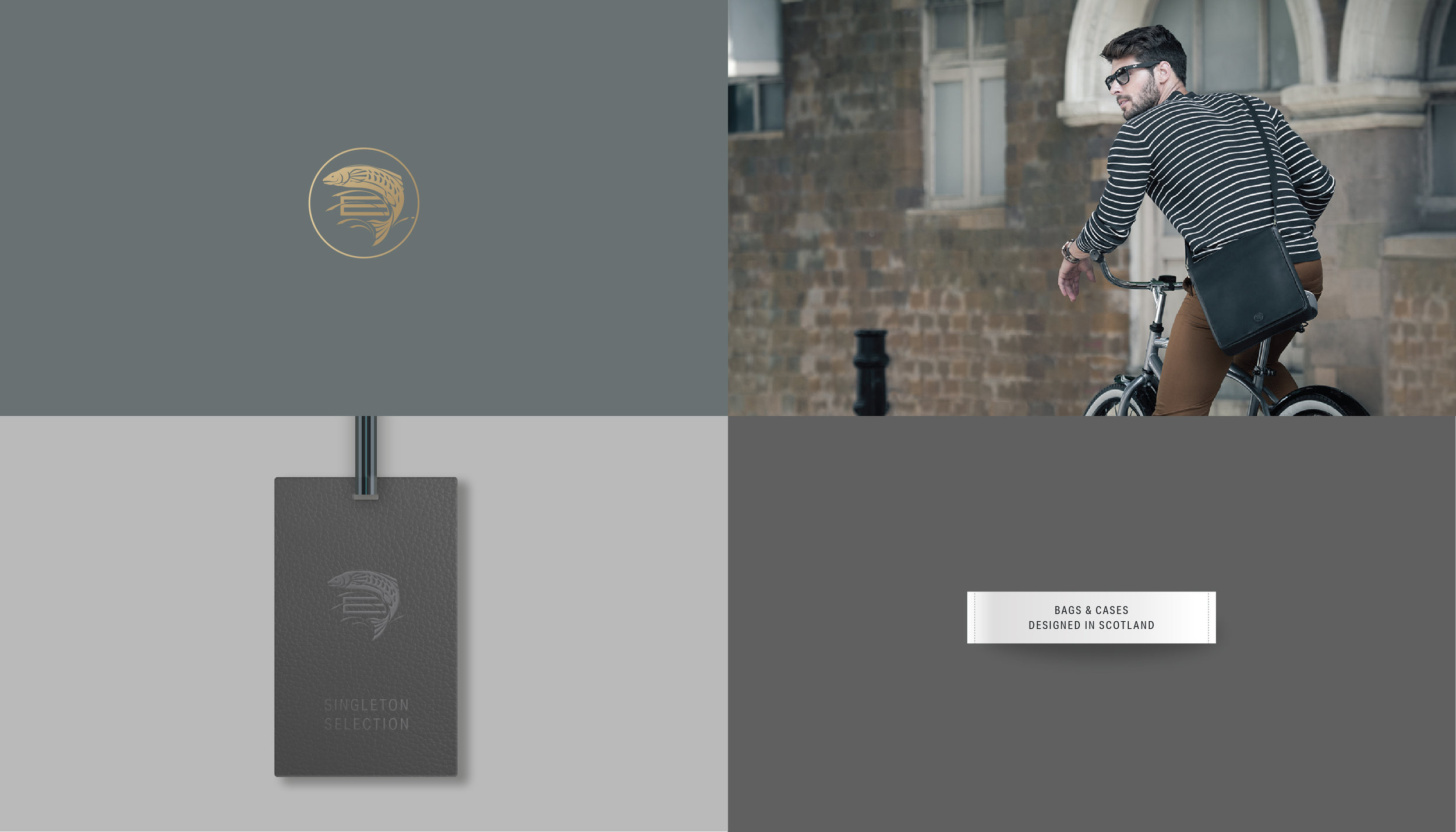 A range of brand assets complement the Singleton of Glen Ord identity, including a leather emboss, accent stitching and the design and development of a bespoke tartan. 
