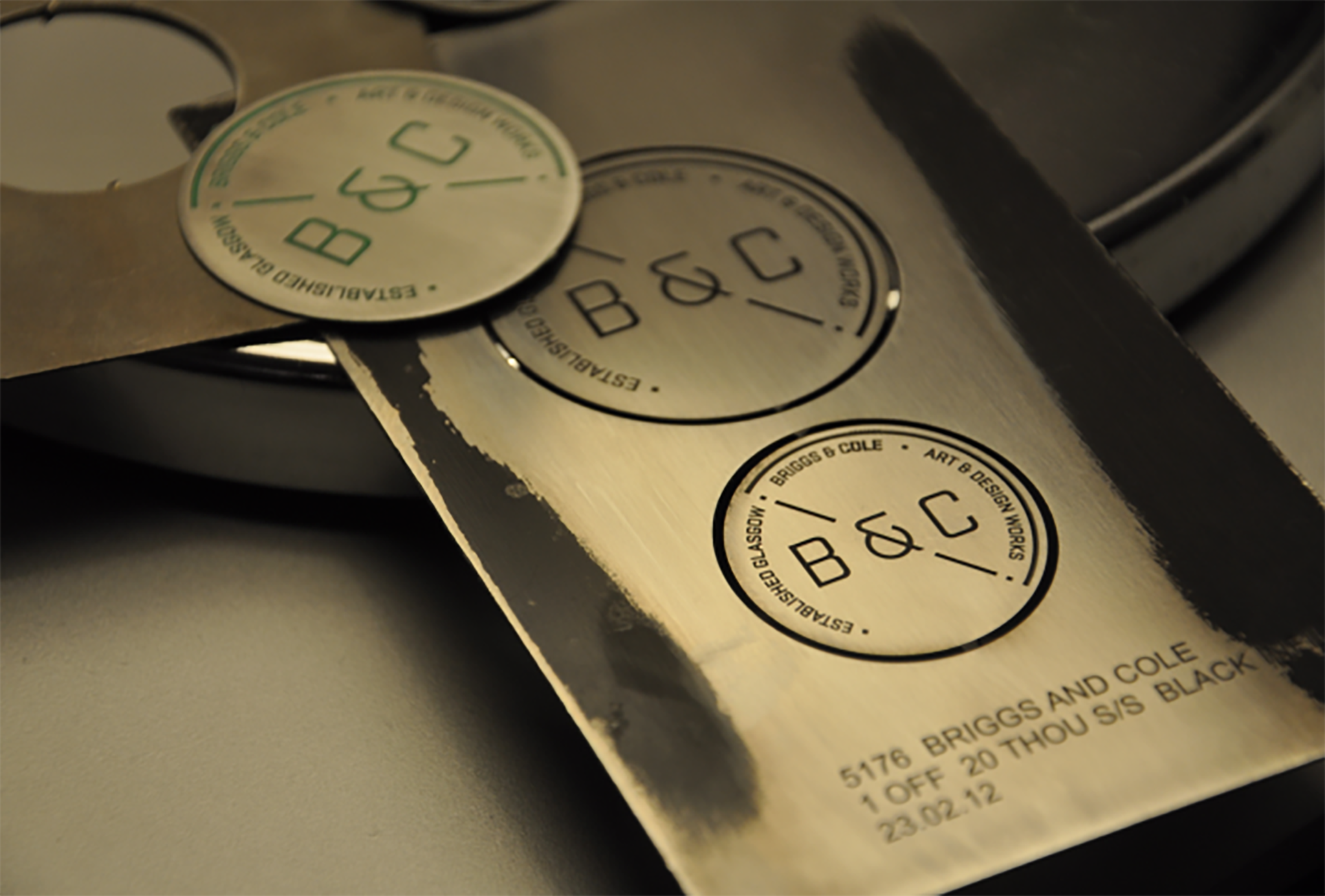 Applying the identity to all their marketing collateral, we included a cut brass ID for furniture as well as hand-embosser for print items, underpinning the brand’s hand-made culture. — Client: Briggs & Cole Role: Design & Art-Direction Discipline: Corporate identity For more information about this, or other projects, drop us a line .