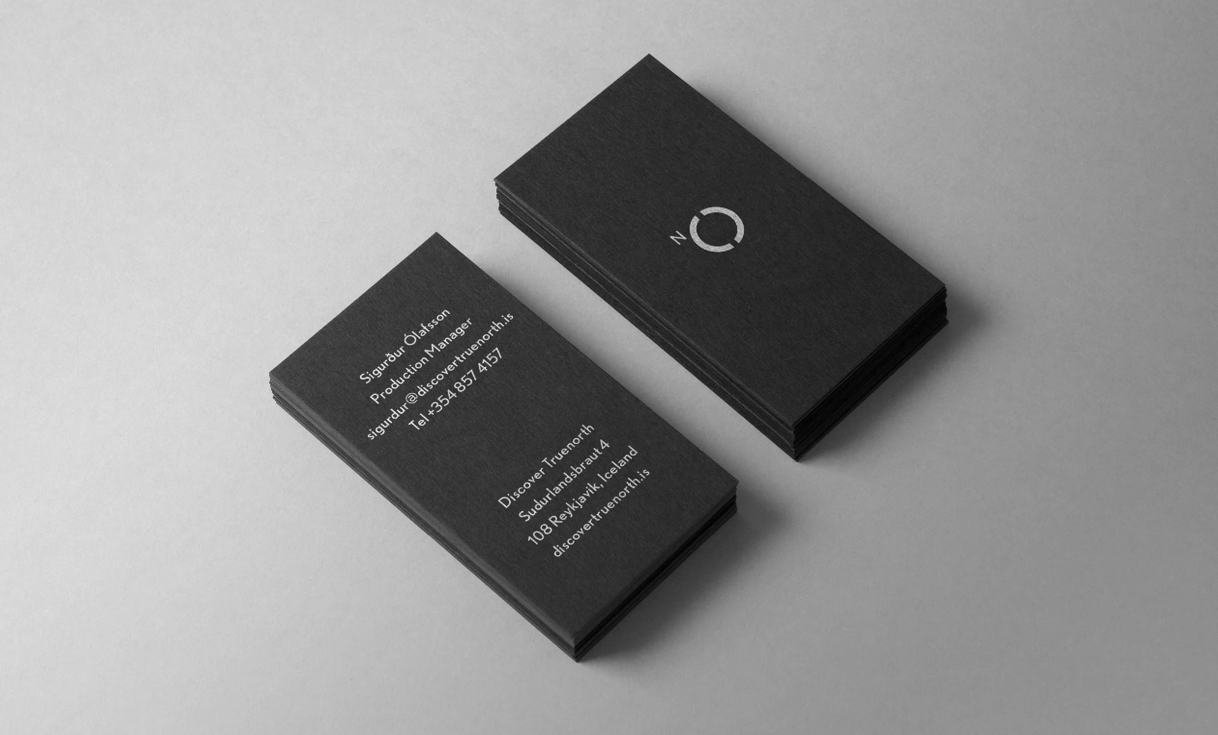 The minimal visual identity uses a compass device to provoke a sense of discover and adventure. This is supported by a striking angular typeface which has an almost 'runic' quality working alongside the beautiful native Icelandic letters and glyphs.