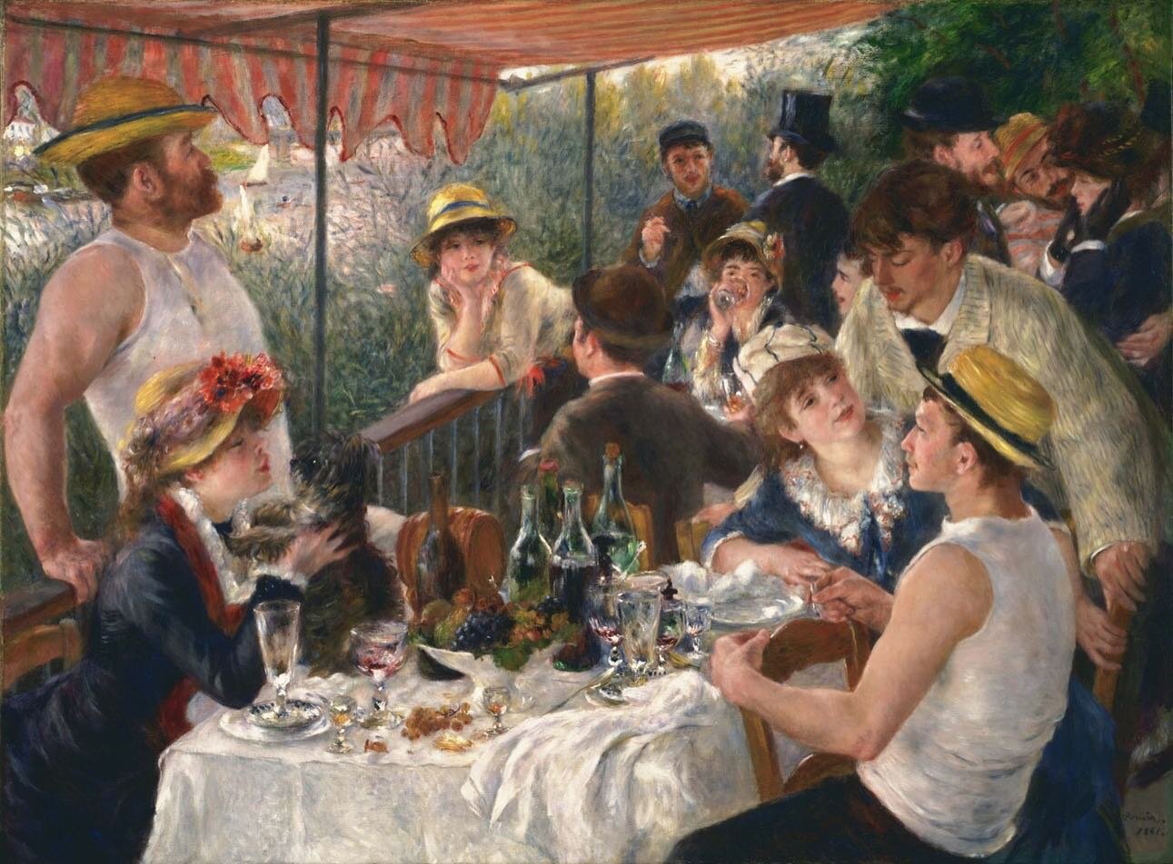 The &Icirc;le de Chatou, ten miles west of Paris, goes by a second name, &Icirc;le des Impressionnistes; Renoir painted Luncheon of the Boating Party (pictured), his best-known work on the Seine, from the balcony of La Maison Fournaise on &Icirc;le d