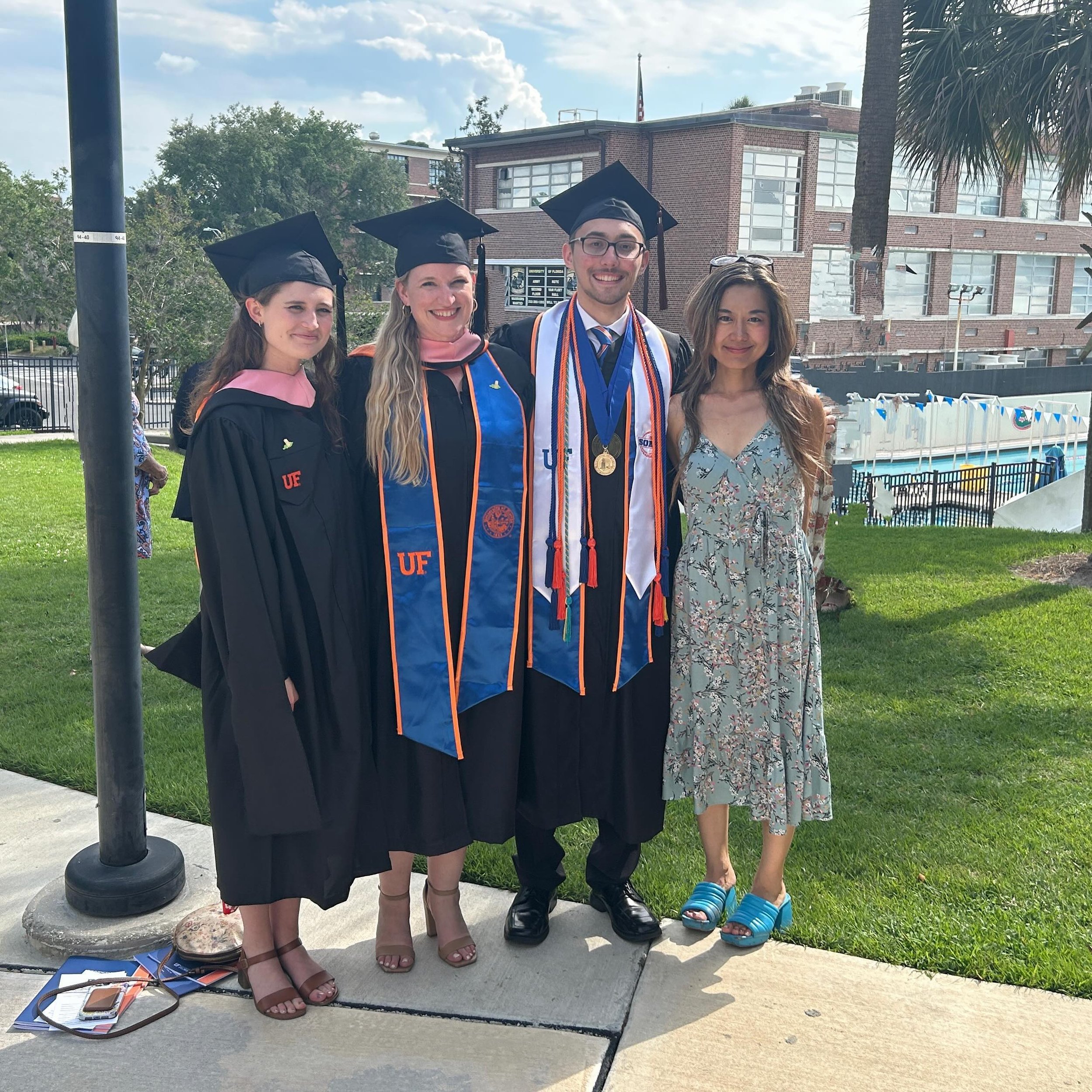 Congratulations to my graduating students, Lauren, Shanna, and Ben!!!🎊🎉🎶💕#uflorida #ufcota #graduation #gainesville #pianograds