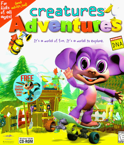 Although for children, the game was driven by realtime neural networks. The Creatures genuinely learned about their environment and the player could reinforce their learning through reward and punishment.