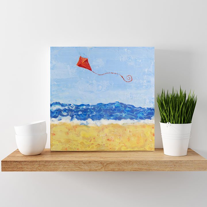 Orange Kite Size