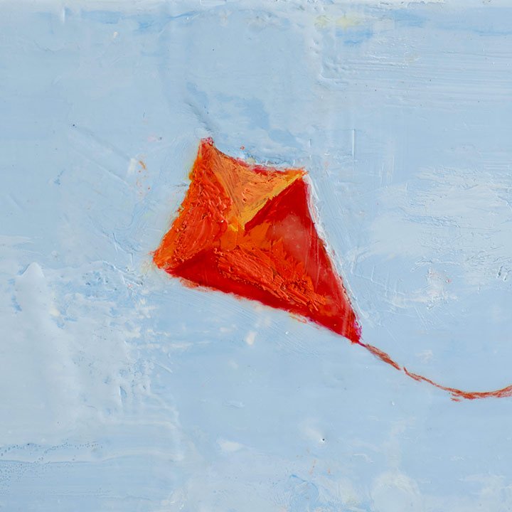 Orange Kite Detail 2