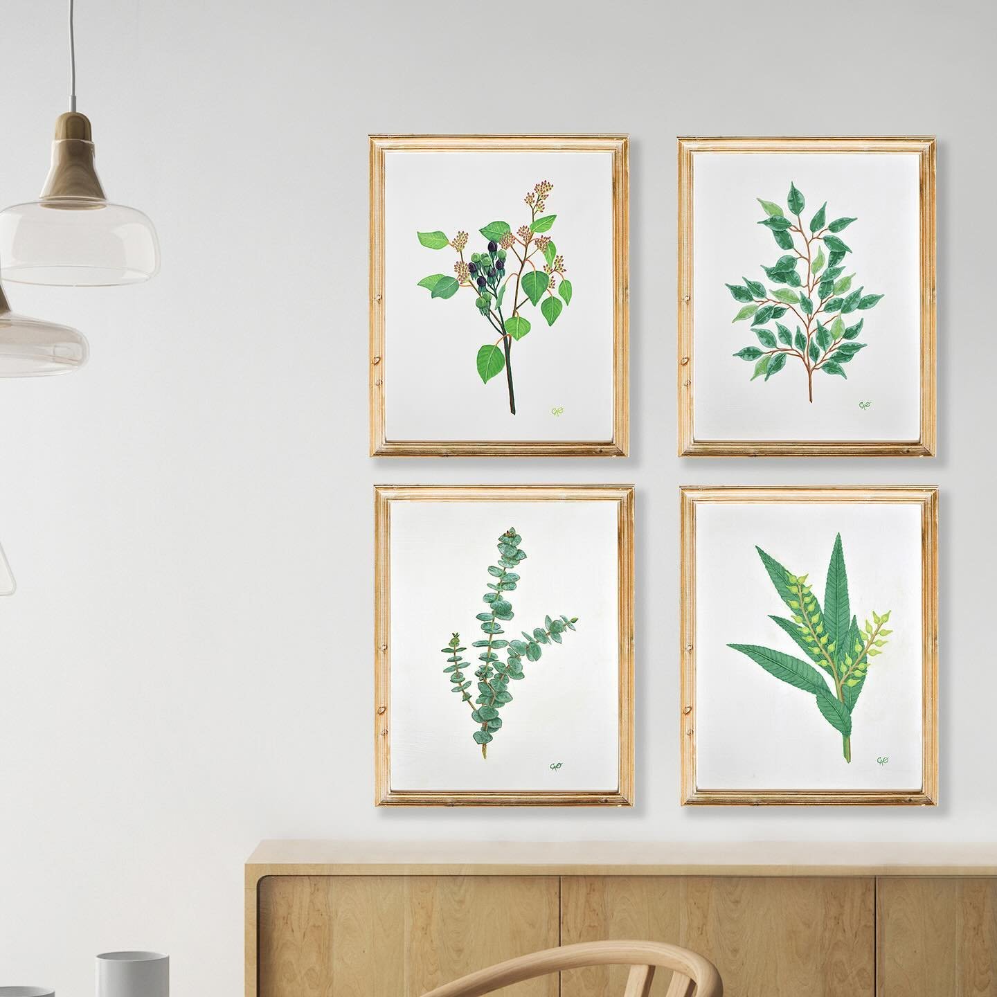 These annual (2024) Valentine&rsquo;s out-of-the-box creations are inspired by the romantic and simplistic rendered details depicted in botanical paintings. These four originals are for purchase individually or if available, as a set.
14 x 11 Inches,