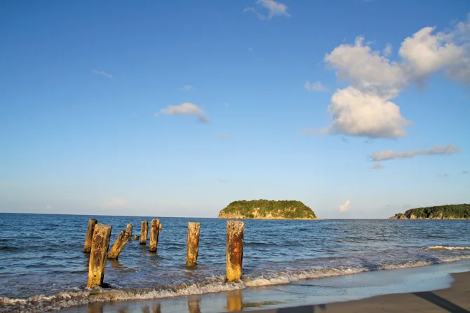 A Pier to Nowhere - Pagee Beach, St. Mary