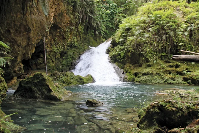Mossy River - Cool Blue Hole St. Mary