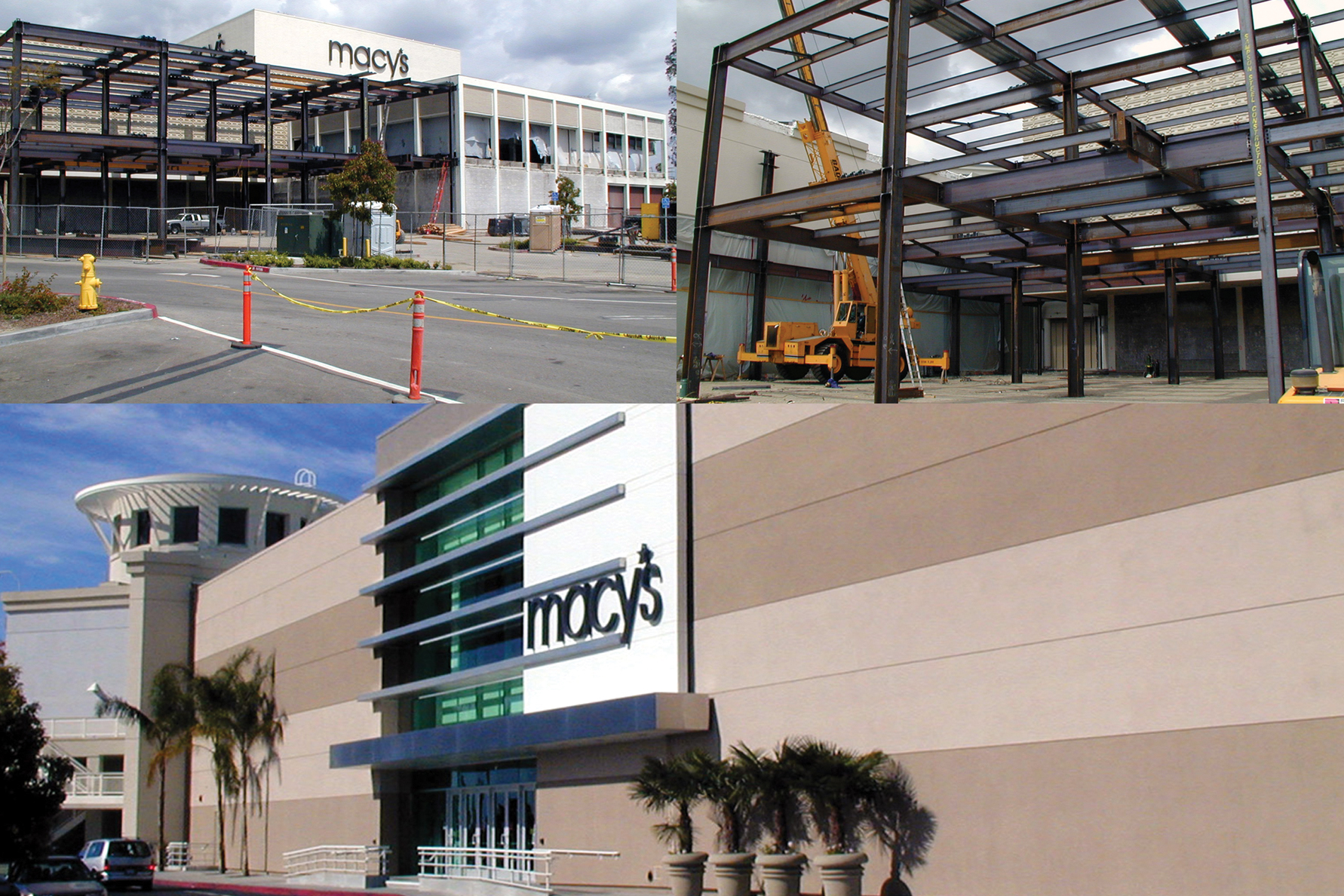 Macy's Pacific View Mall - Complete interior and exterior remodel of the occupied store including a 30,000 square foot expansion.