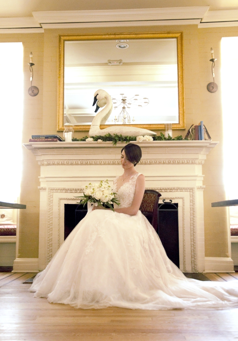 Styled Bridal Portraits, The Library, Wallingford, Connecticut