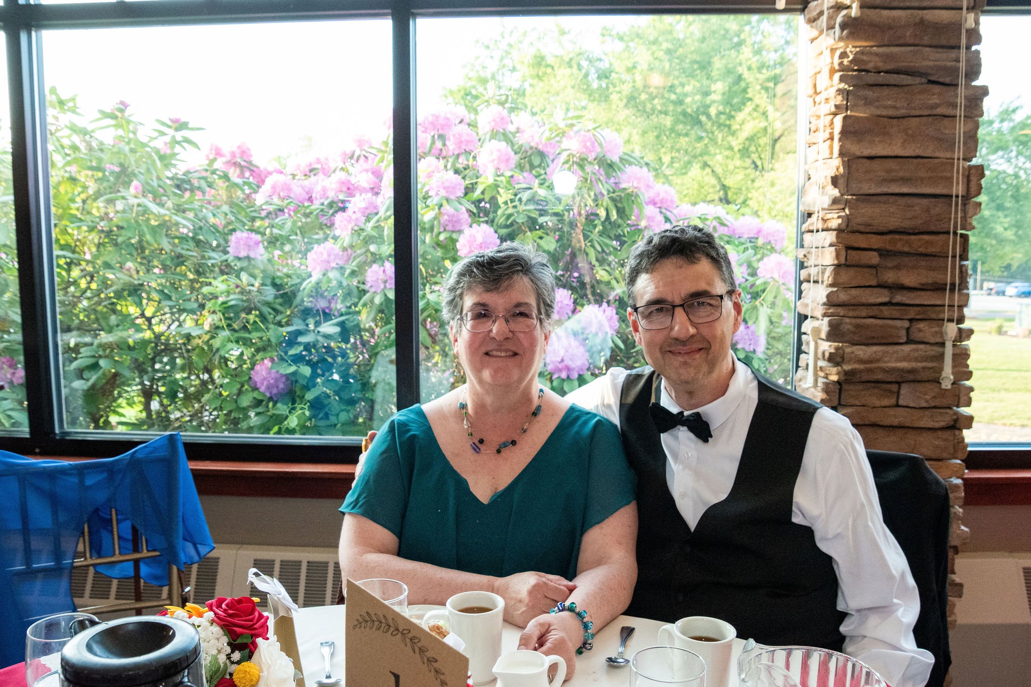 reception guests parents of the bride