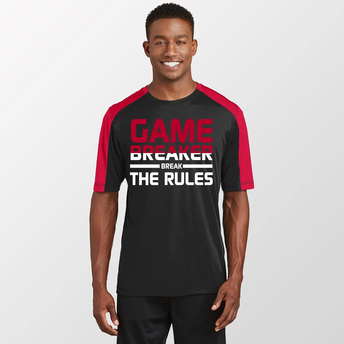 Men - GB Break The Rules - 2 Tone SS ActiveWick
