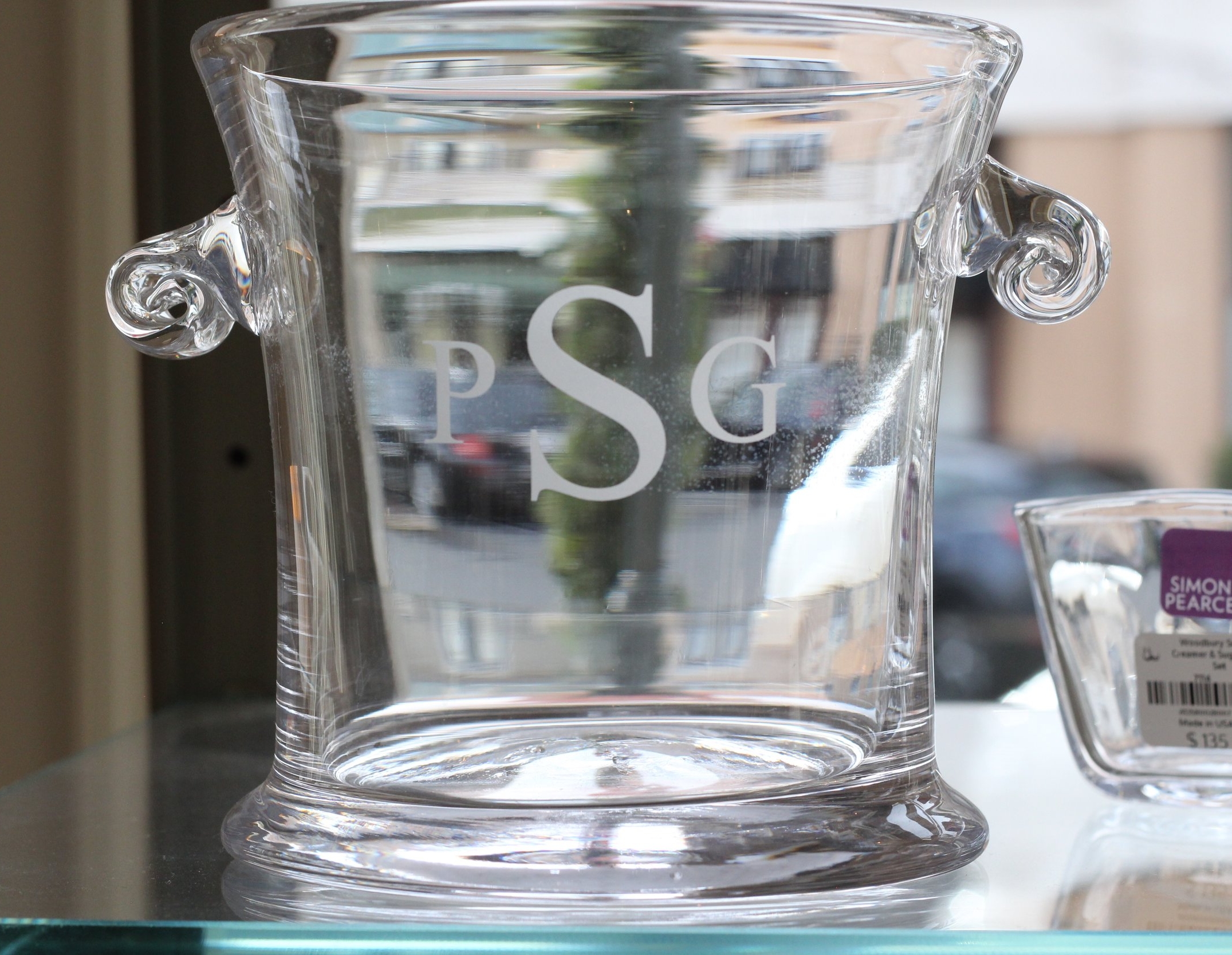 Simon Pearce ice bucket 140.00