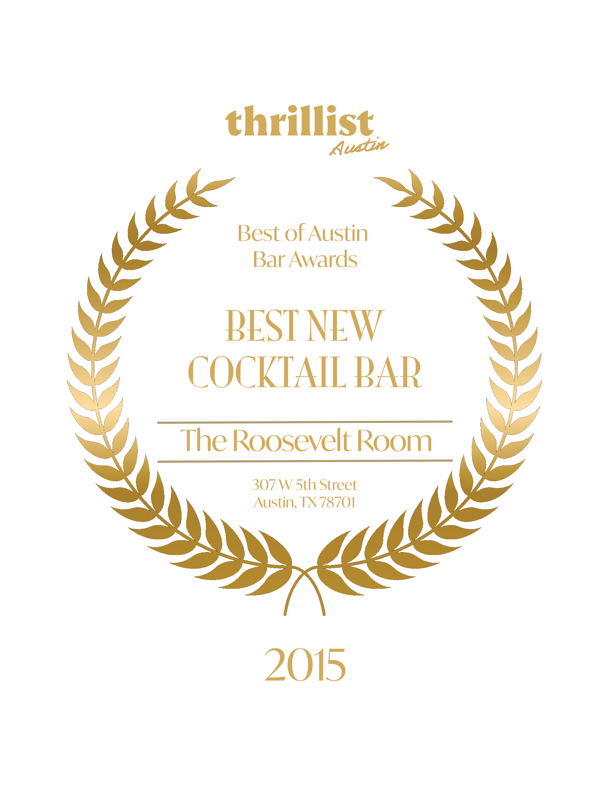 Thrillist Best New Cocktail Bar Plaque 7x9 (No Background).png