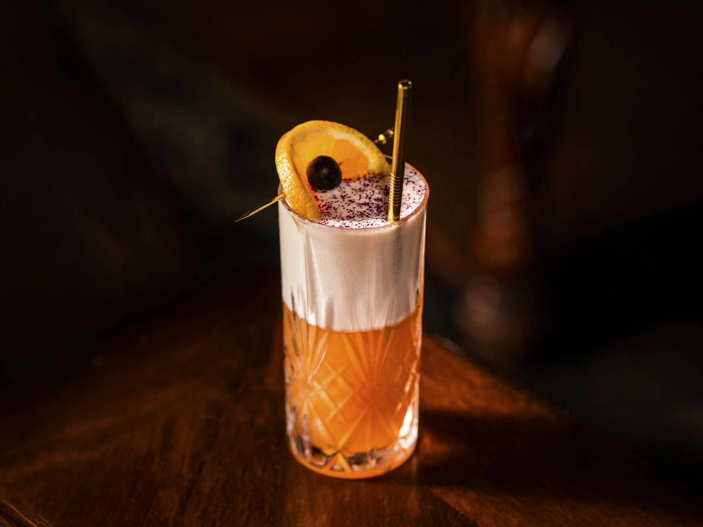 SLOE GIN FIZZ