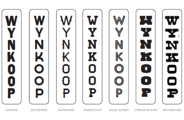 Early font e xplorations.
