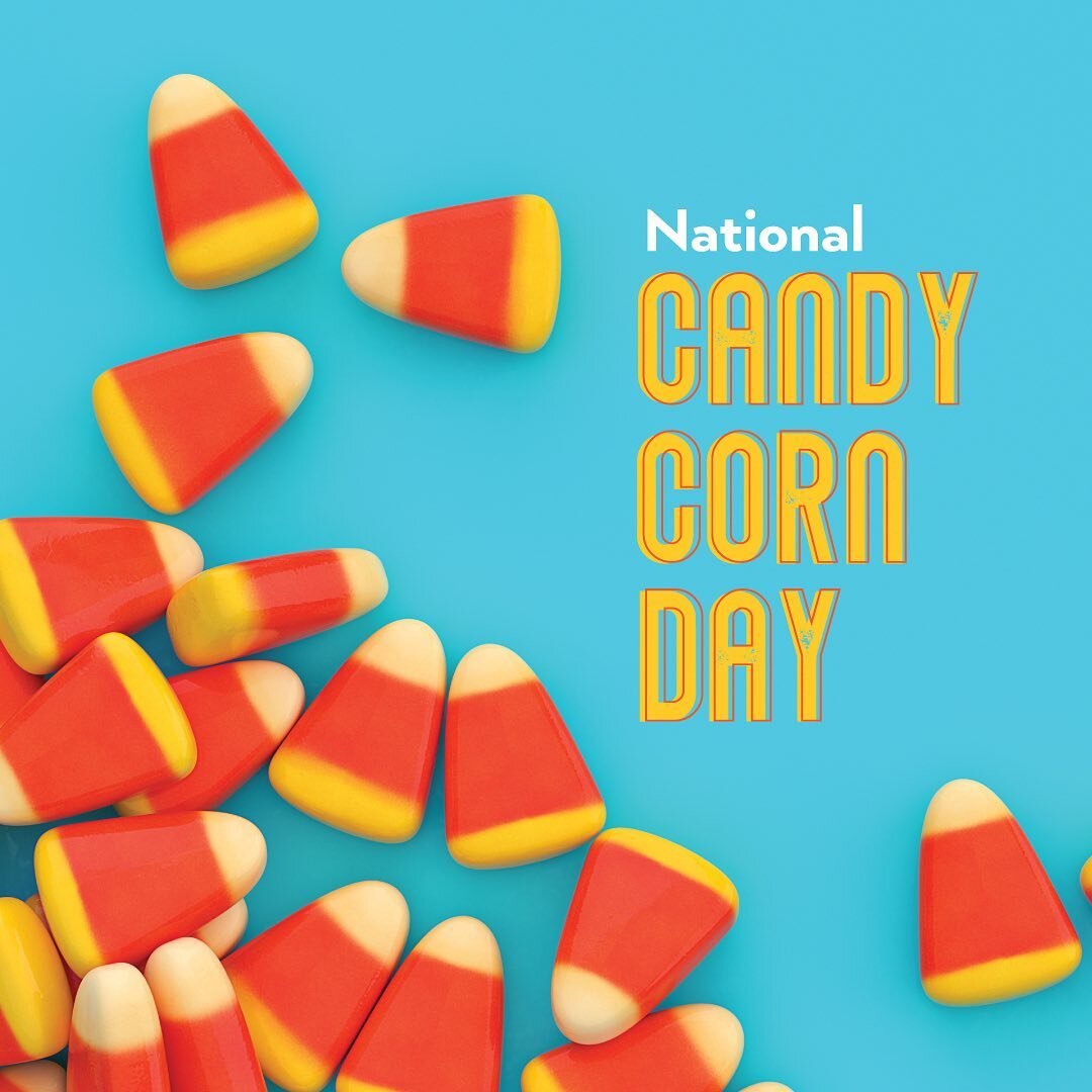 Happy #NationalCandyCornDay 

Candy corn is a staple for Halloween. Annually 35 million pounds or 9 billion pieces of Candy Corn are consumed worldwide. #candycorn