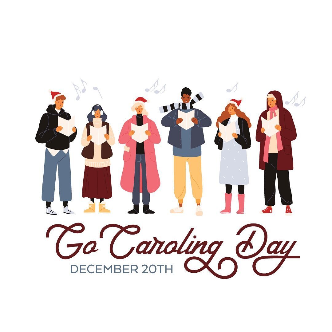 Happy #GoCarolingDay. #caroling #sing #tistheseason #holidayspirit