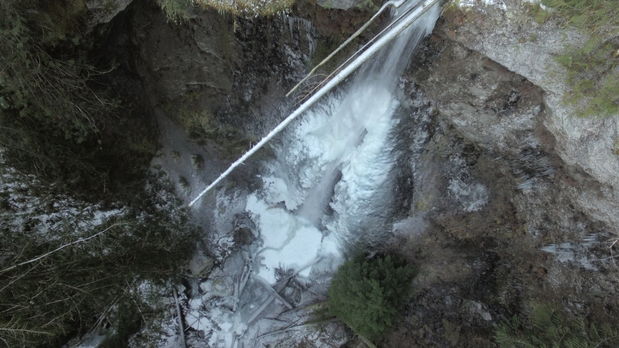 Marymere Falls, Washington, January 2016