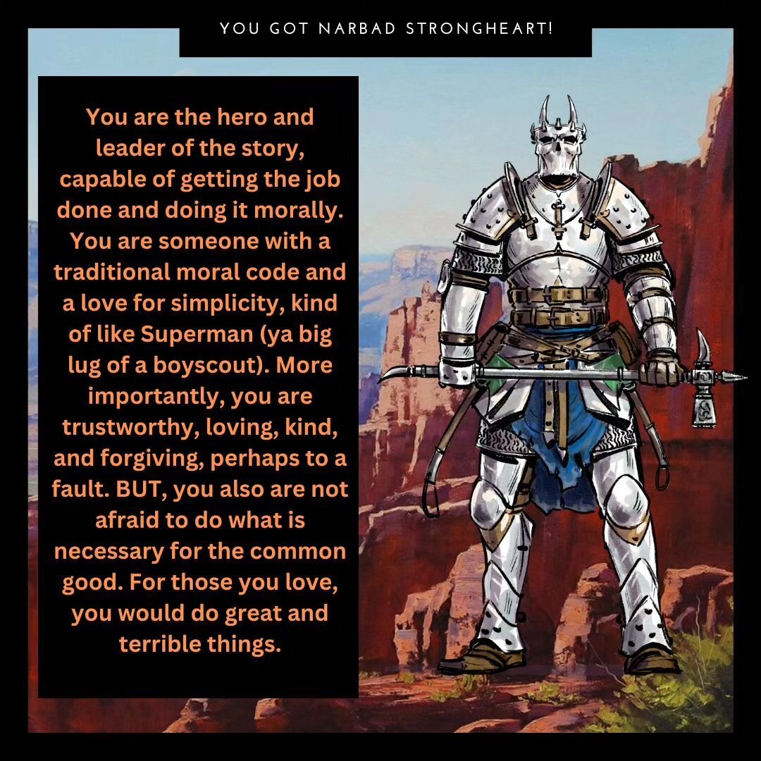 Narbad Strongheart. Our orc main character of this current trilogy. Take the personality quiz and see if you're like him by following the link in our bio! #WritingCommunity #fantasy #writing #comicsgate #fiction #epic #novels #cartography #books #ind