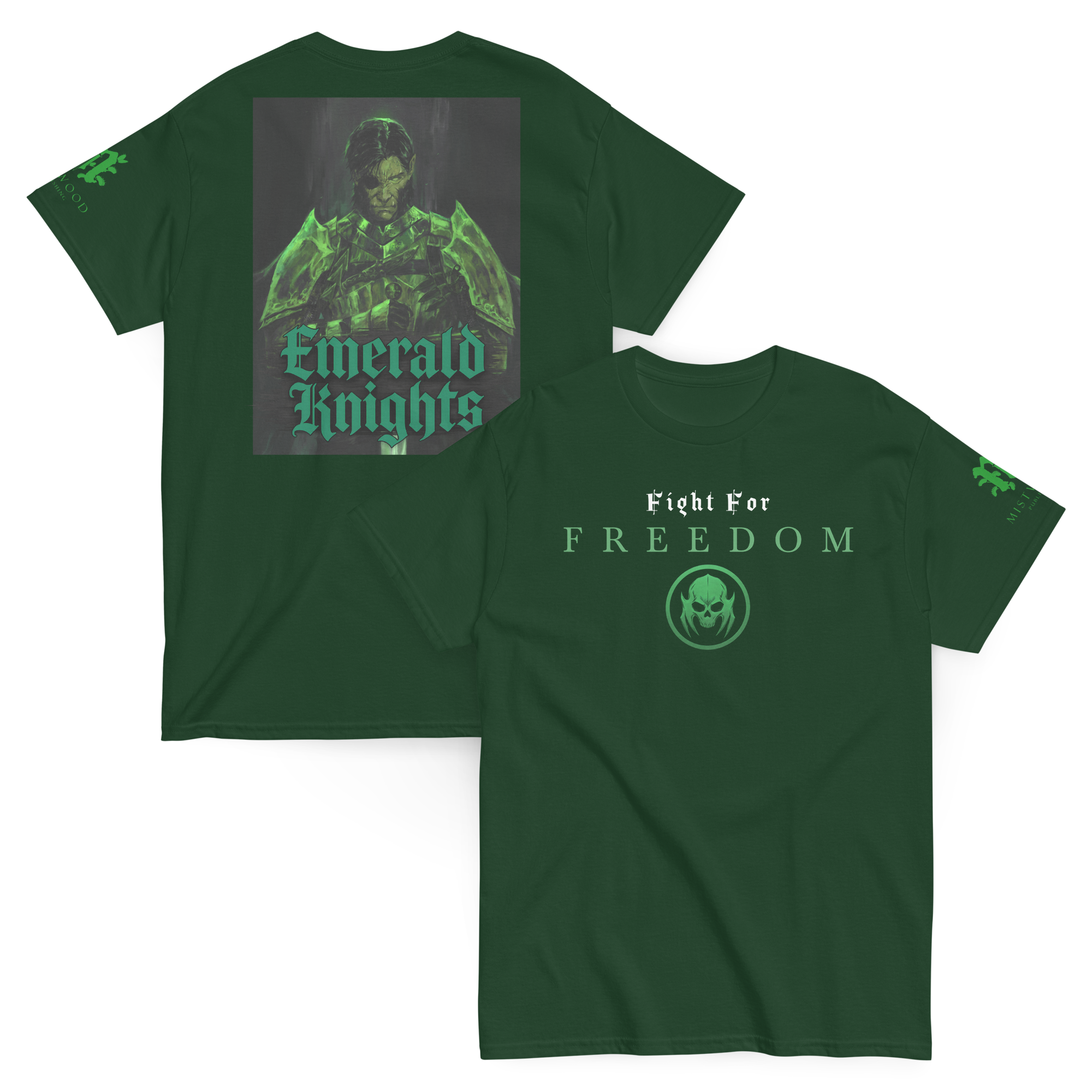 unisex-classic-tee-forest-green-front-and-back-6a681d4a884cb.png