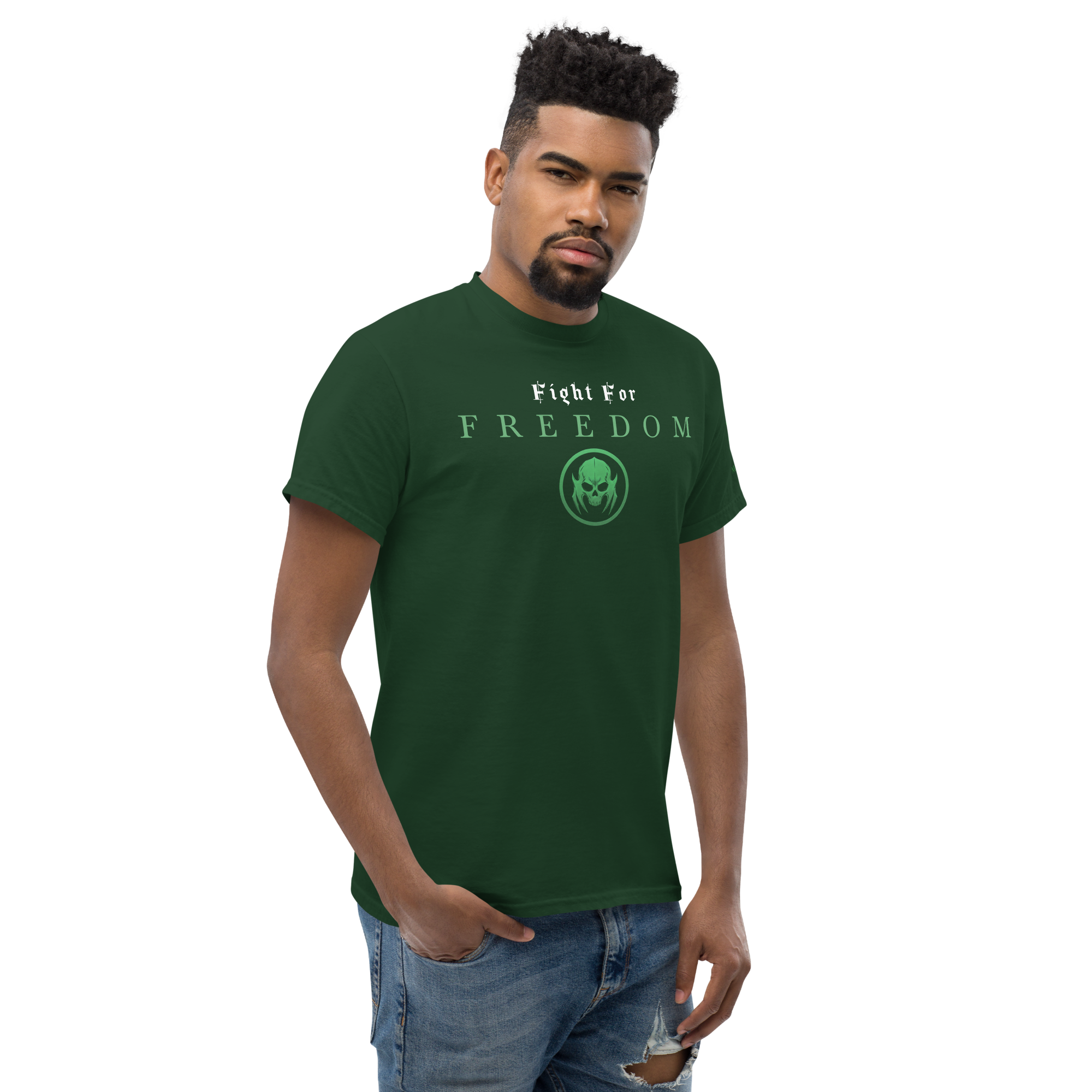 unisex-classic-tee-forest-green-right-front-6a681d4a8b6c2.png