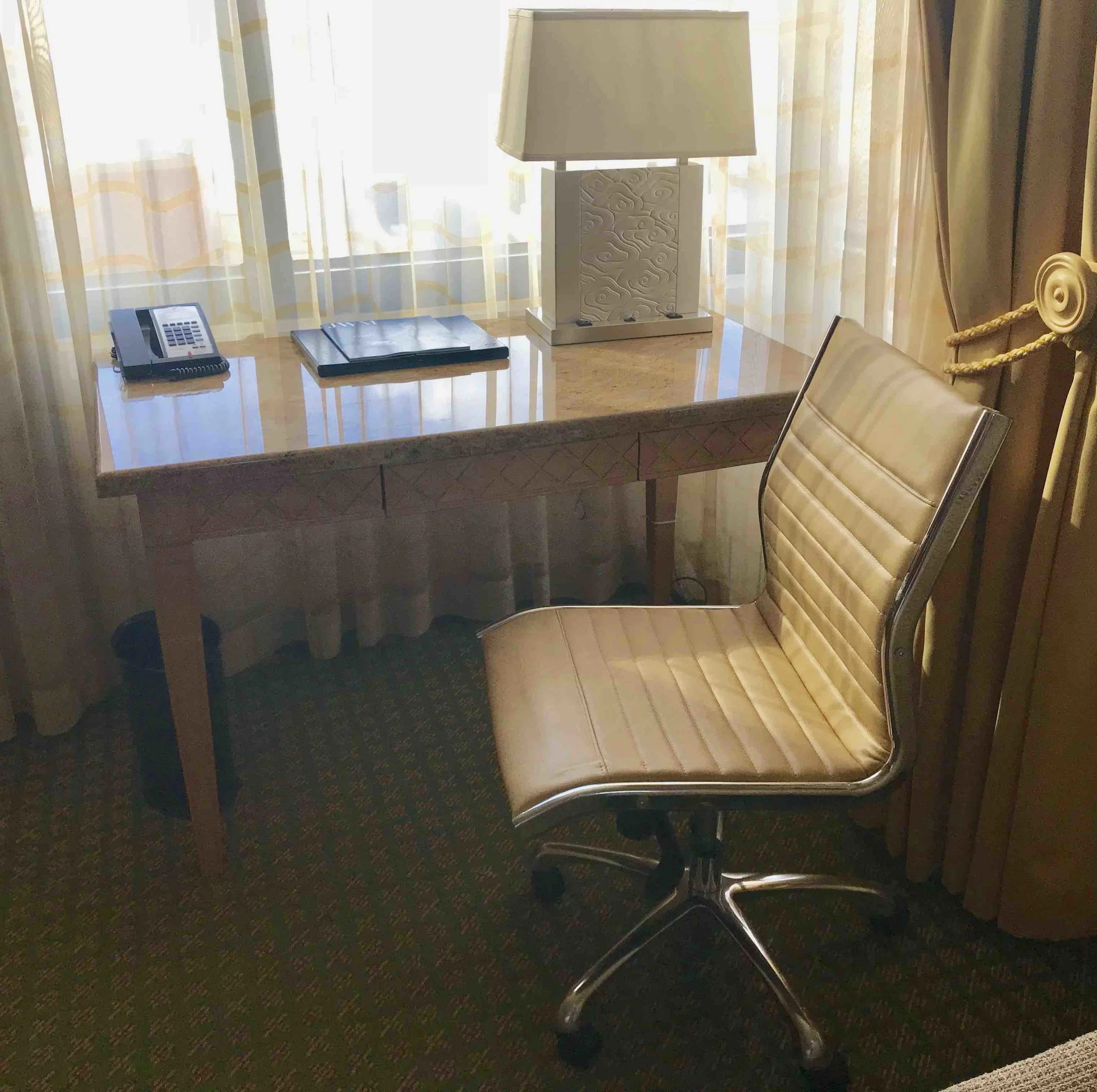 JW Granite Top Desk