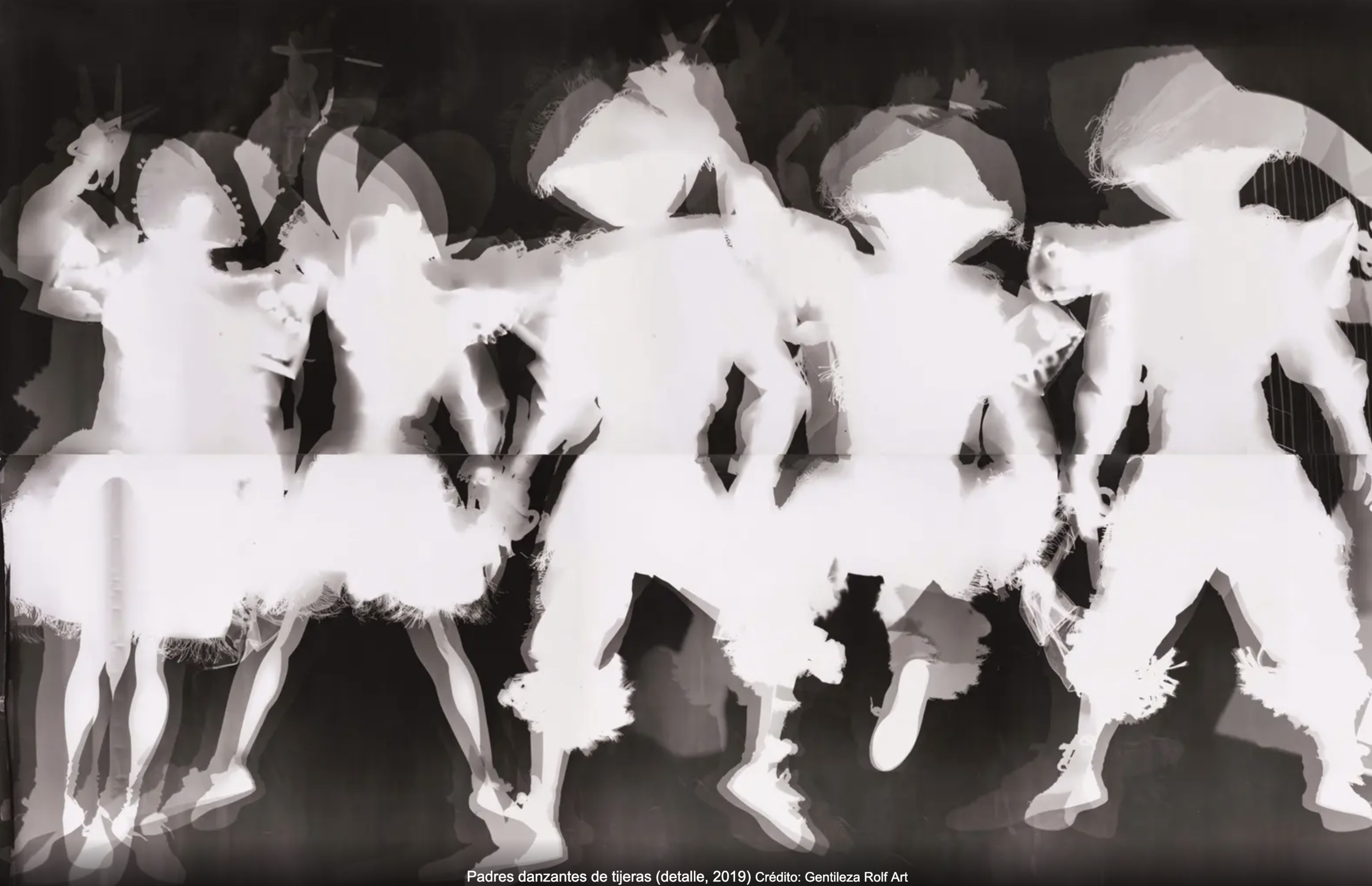 Padres danzantes de tijeras (detalle, 2019) Crédito: Gentileza Rolf Art