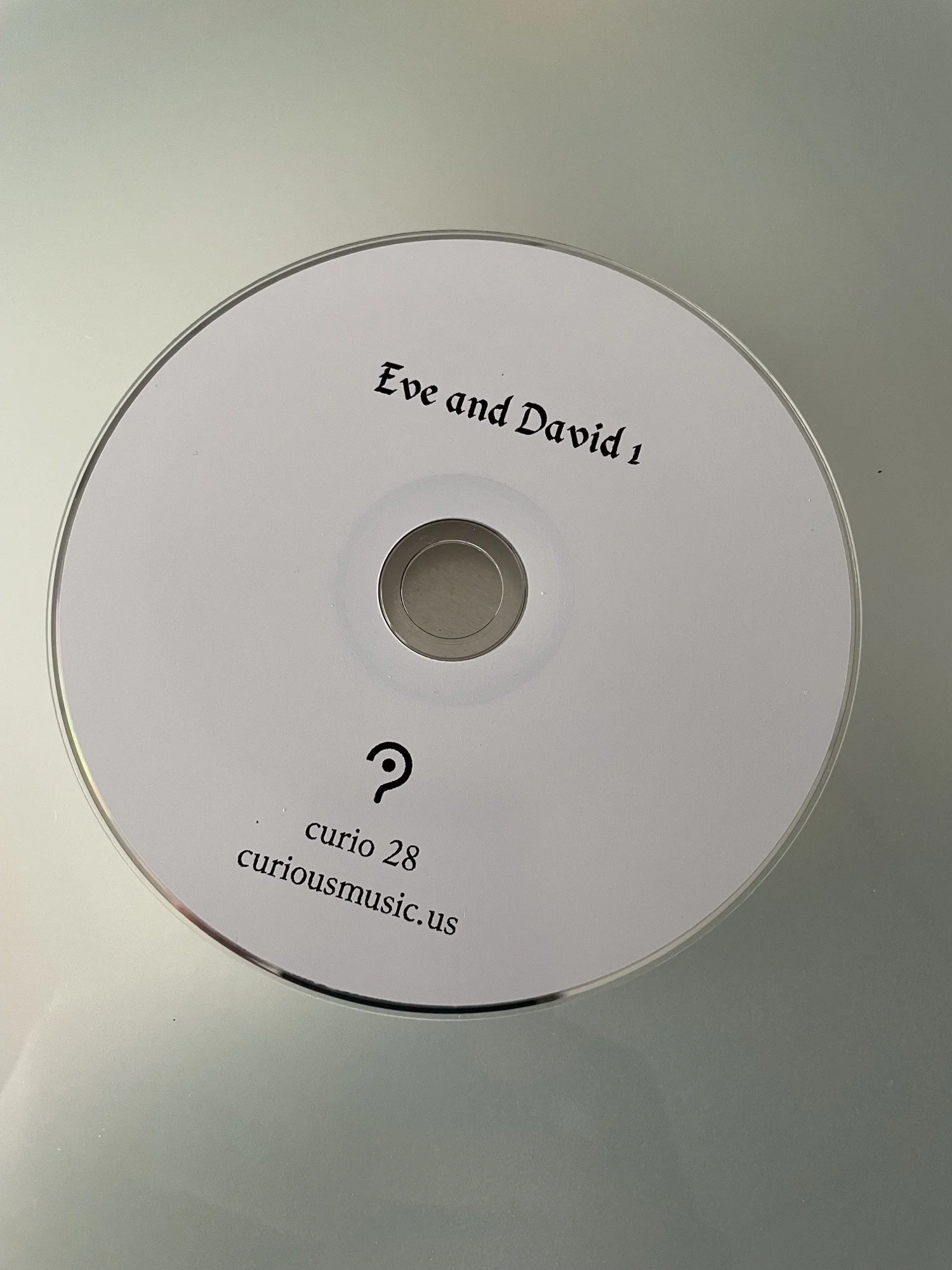 Eve and David 1 (Limited Edition CD of 300, Hand-Numbered