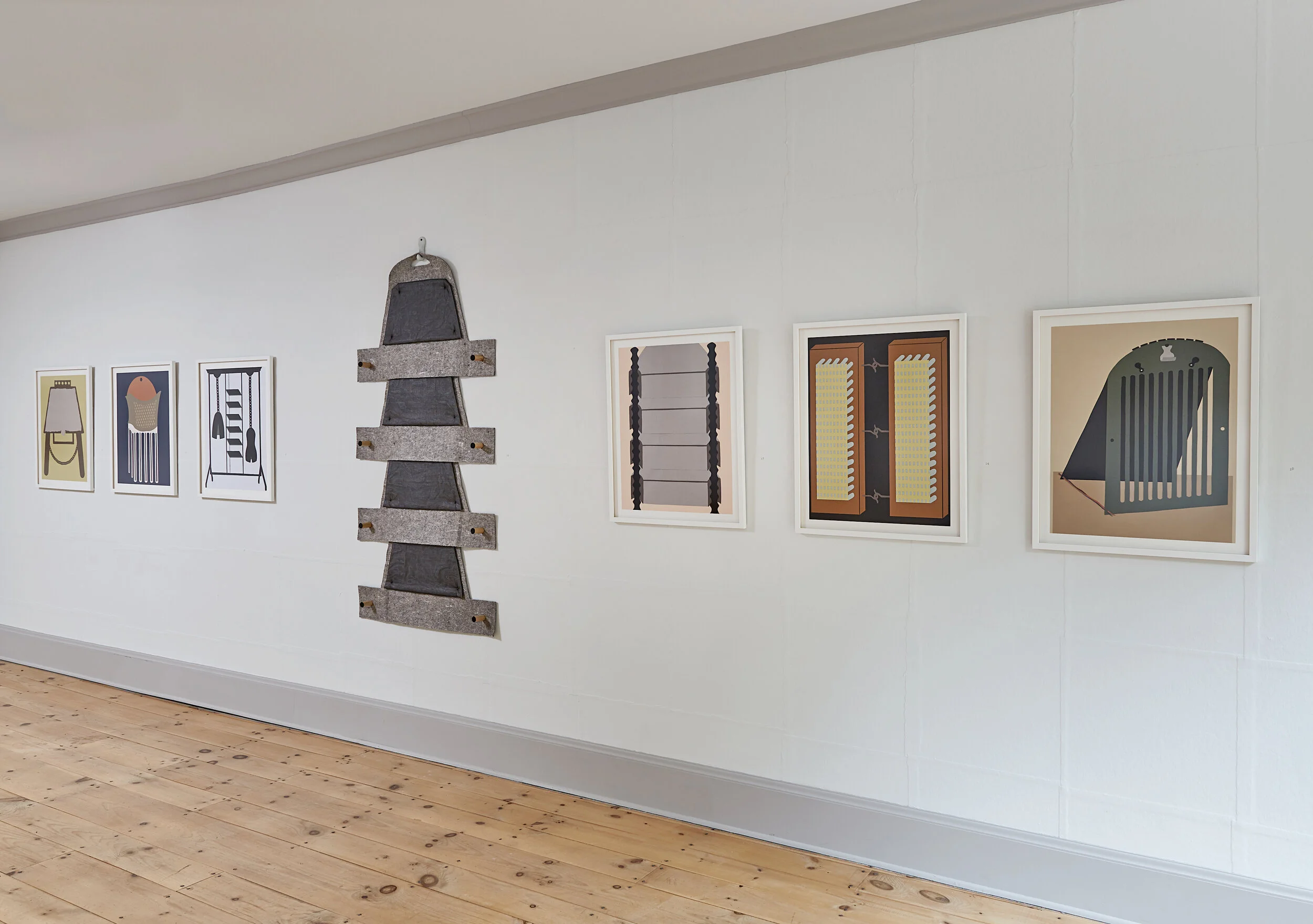 Installation view, "Utility Suite"