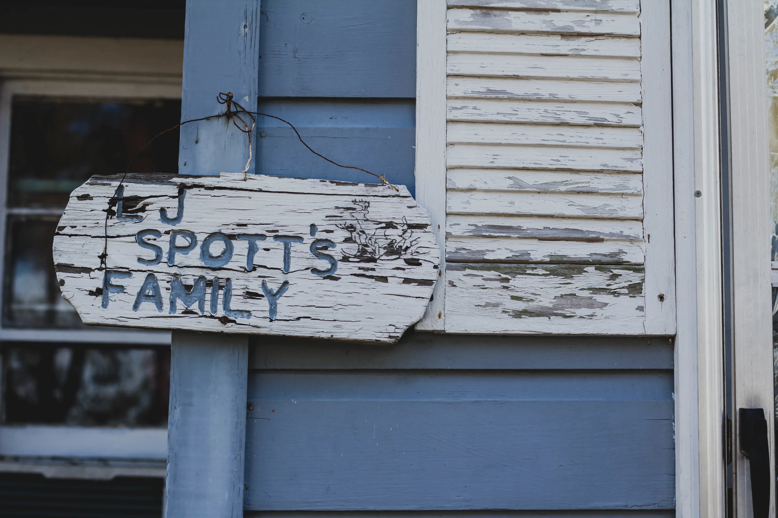 Entrance to LJ's home of over 50 years.