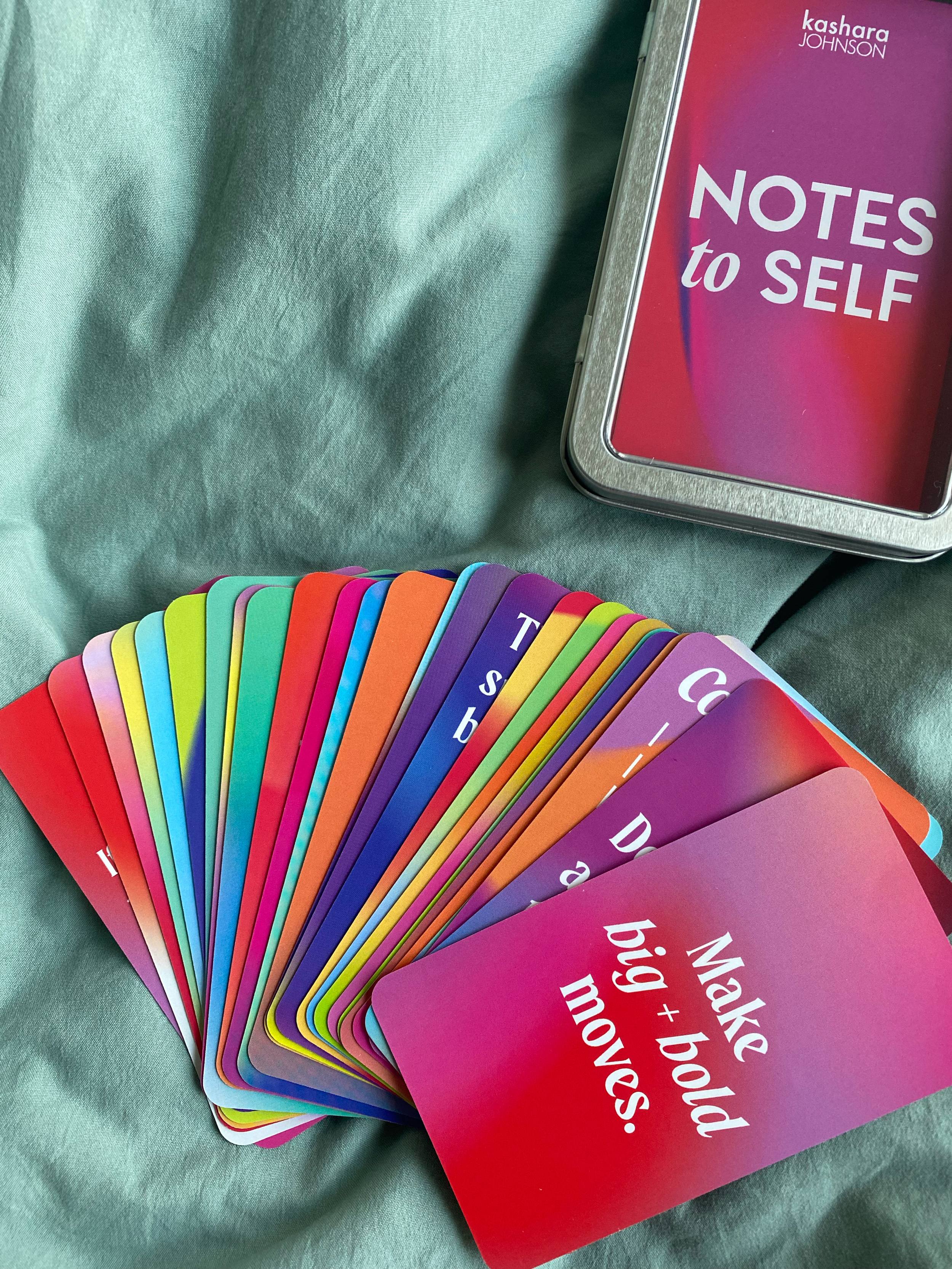 Notes to Self Affirmation Deck