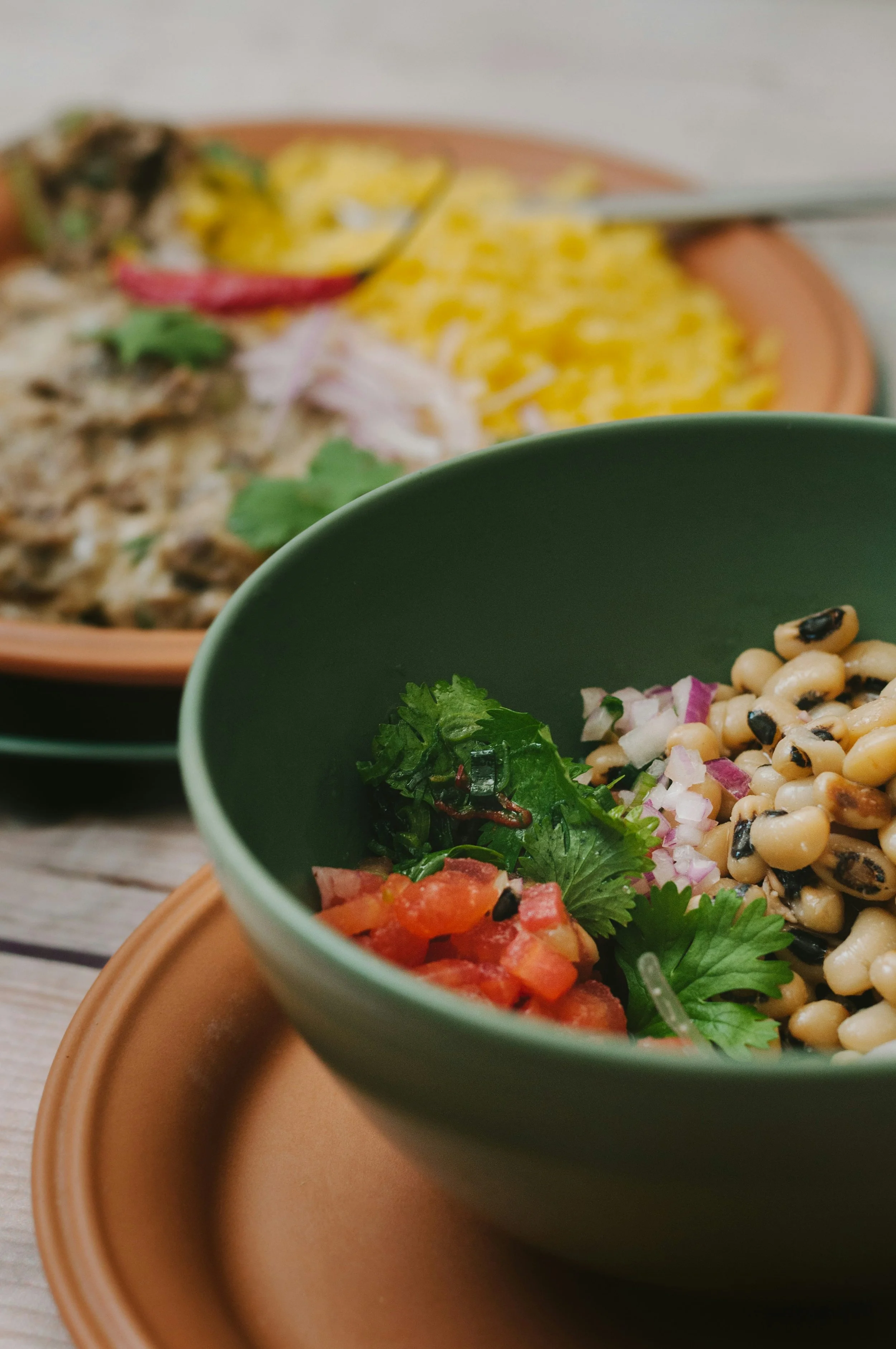 bowl of black-eyed peas