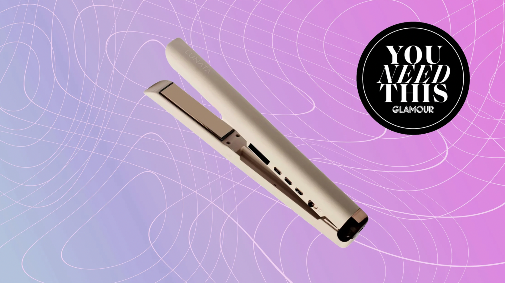 GLAMOUR | The Lunata Cordless Styler Pro Turns My 3C Curls Into Silky Hair