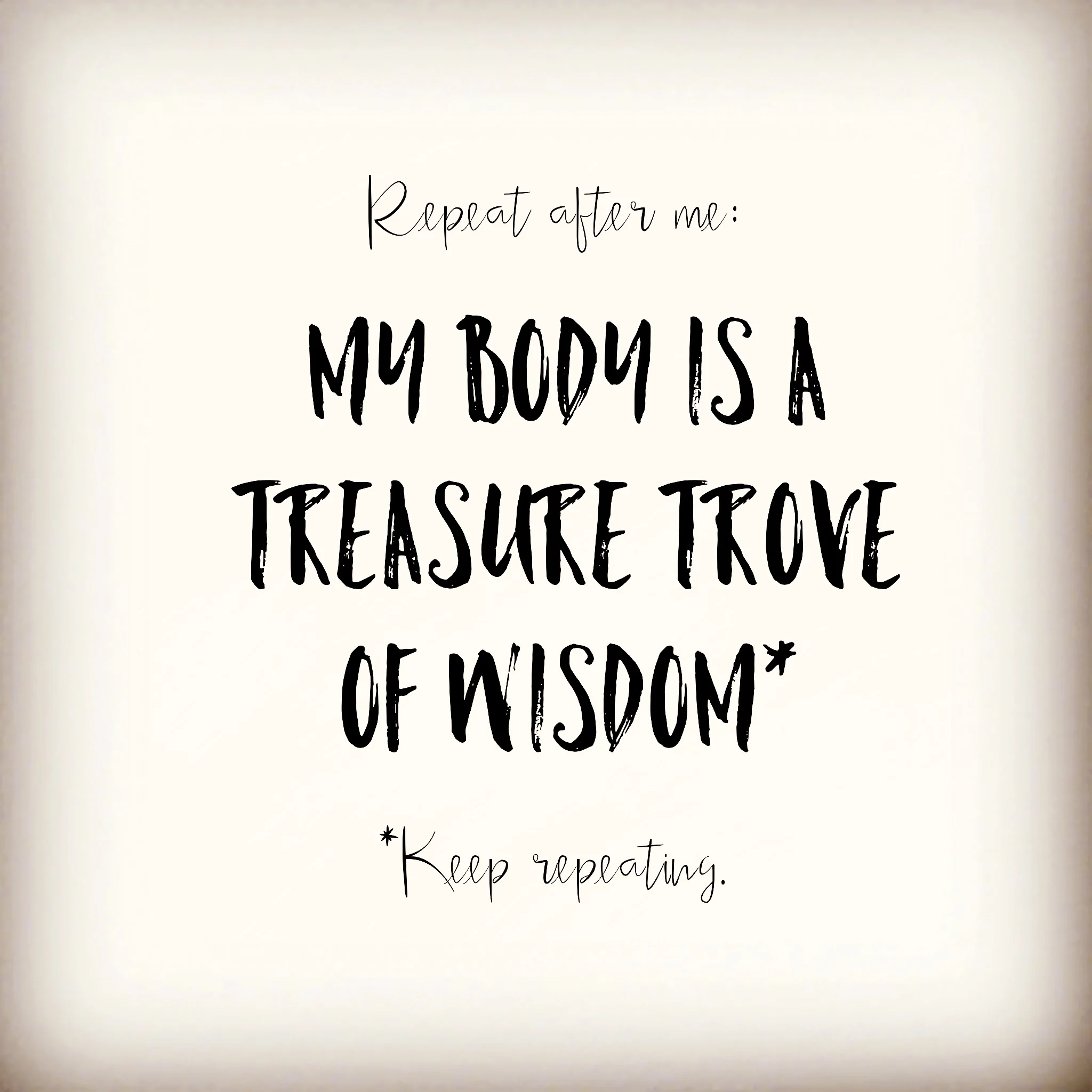 The Body's Wisdom