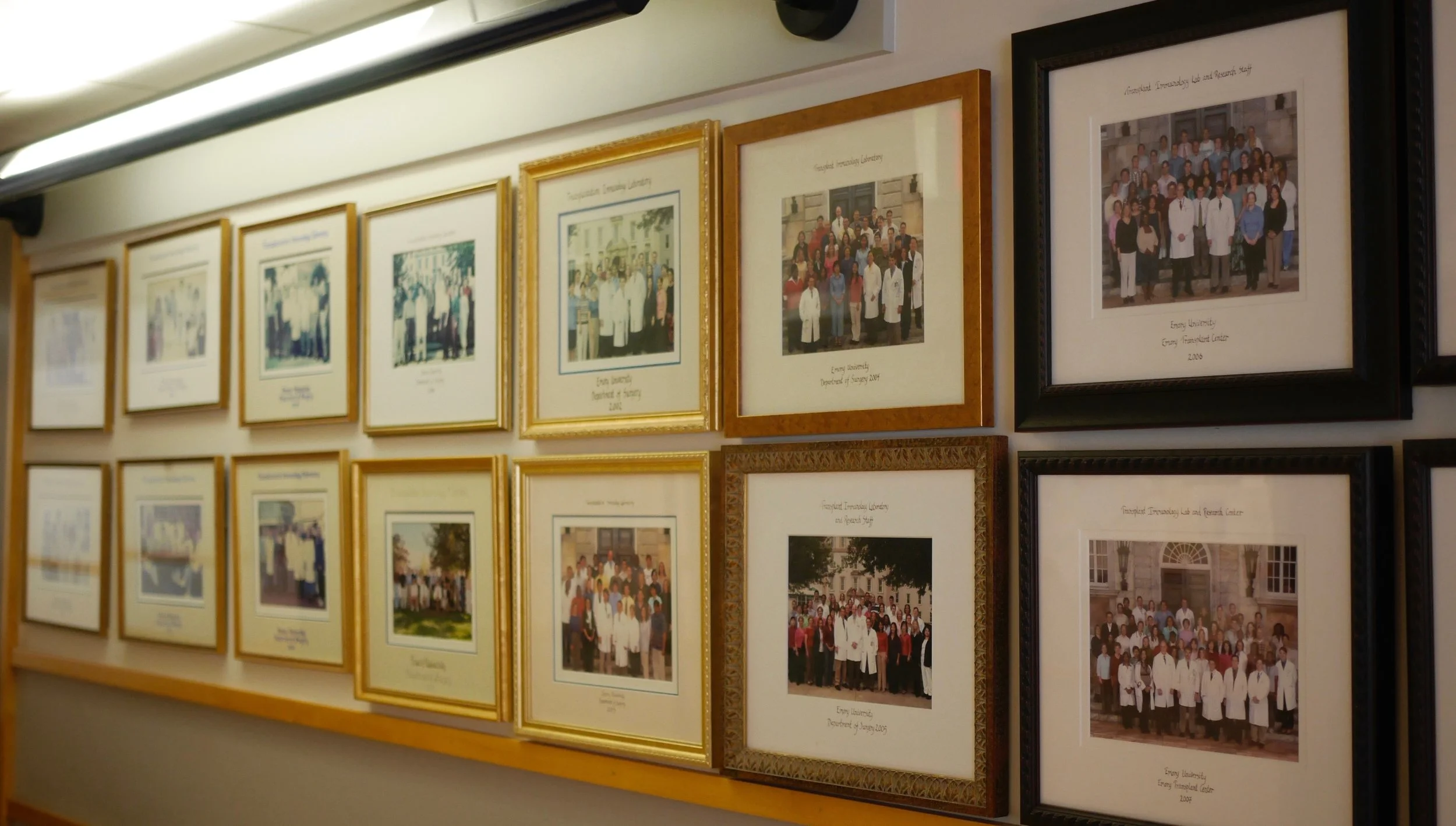 The transplant center, through the Years