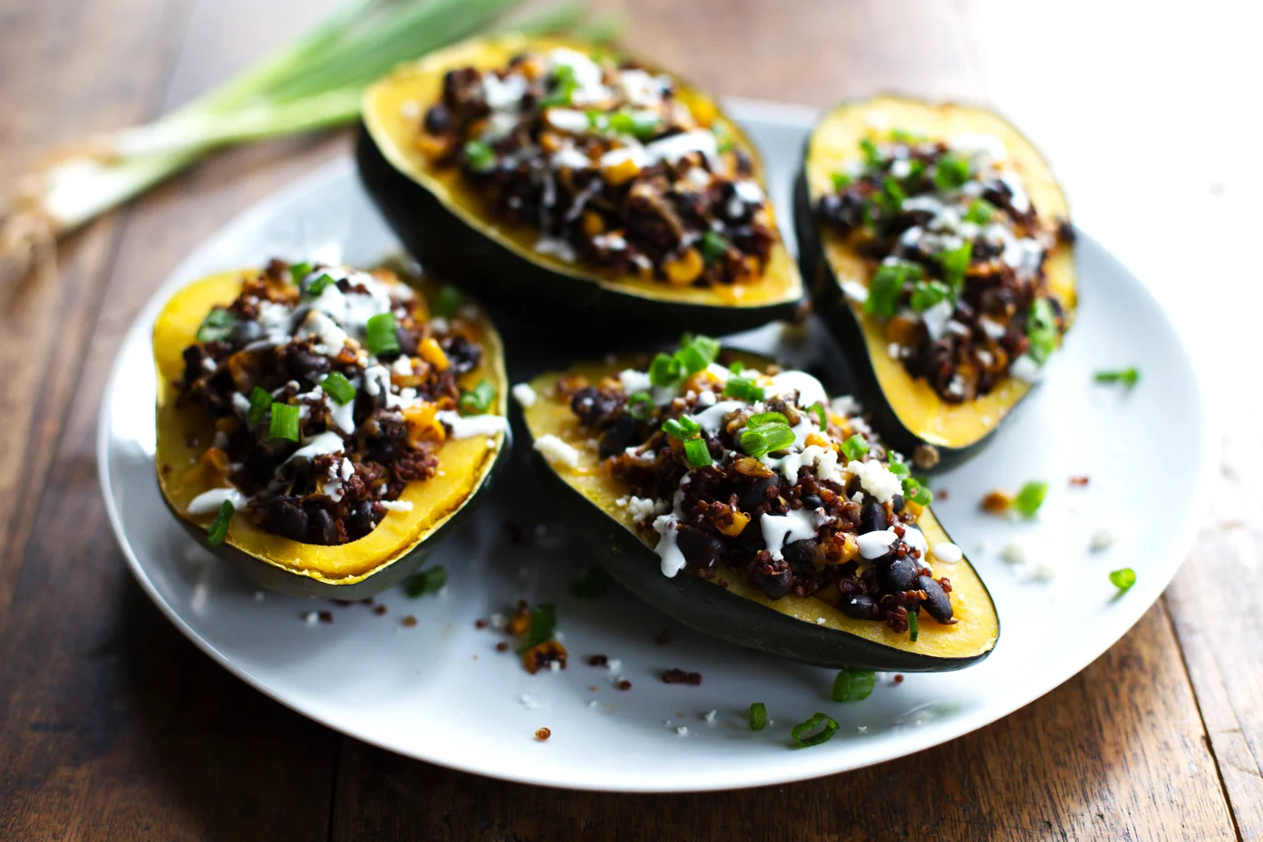 Black Bean Casserole in an Avocado